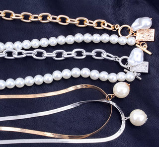 Snake Pearl Fashion Necklace