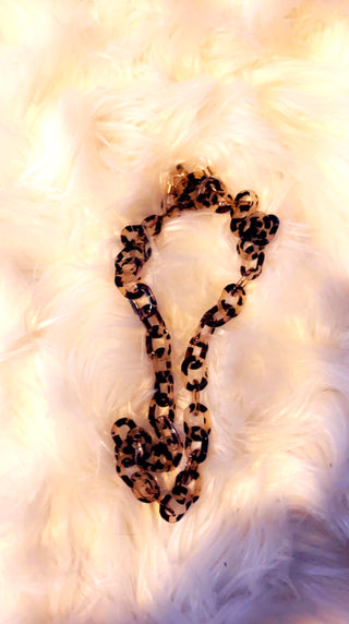 Leopard Sassy Glasses Chain