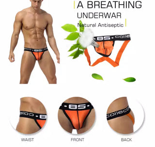 Men’s Breathable Jockstrap G-strings thong Mens Underwear