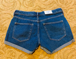 Mid-thigh Denim Shorts